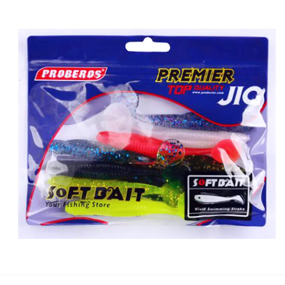 100 шт. Т образная наживка из силиконовой резины мягкие черви для приманки с