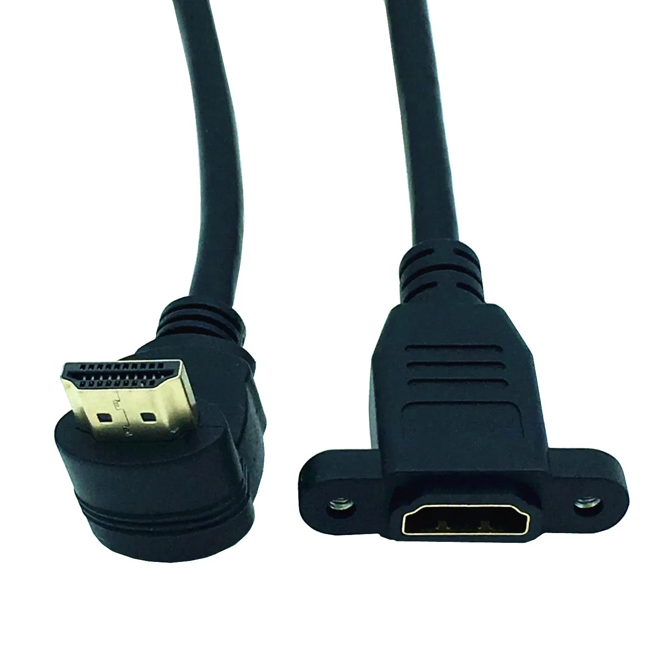 Кабель HDMI 4K * 2k 2 0 В 60 Гц панельный монтажный удлинитель с углом понижения штырь