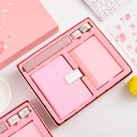 mirui new creative japanese notebook student schedule plan book beautiful cherry blossom handbooks gift set stationery supplies