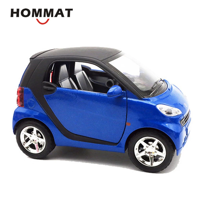 HOMMAT 1:24 моделирование Smart ForTwo литье под давлением игрушечный автомобиль модель металлическая Черная пятница детский подарок Машинки Игрушки для детей