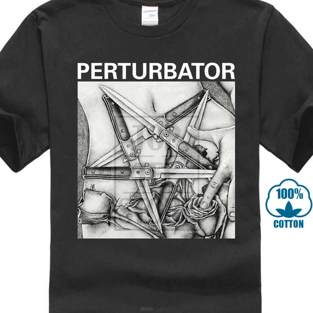 Пертурбатор Pentaknife M Xl Официальная футболка темная волна Synthwave Tour Футболка с