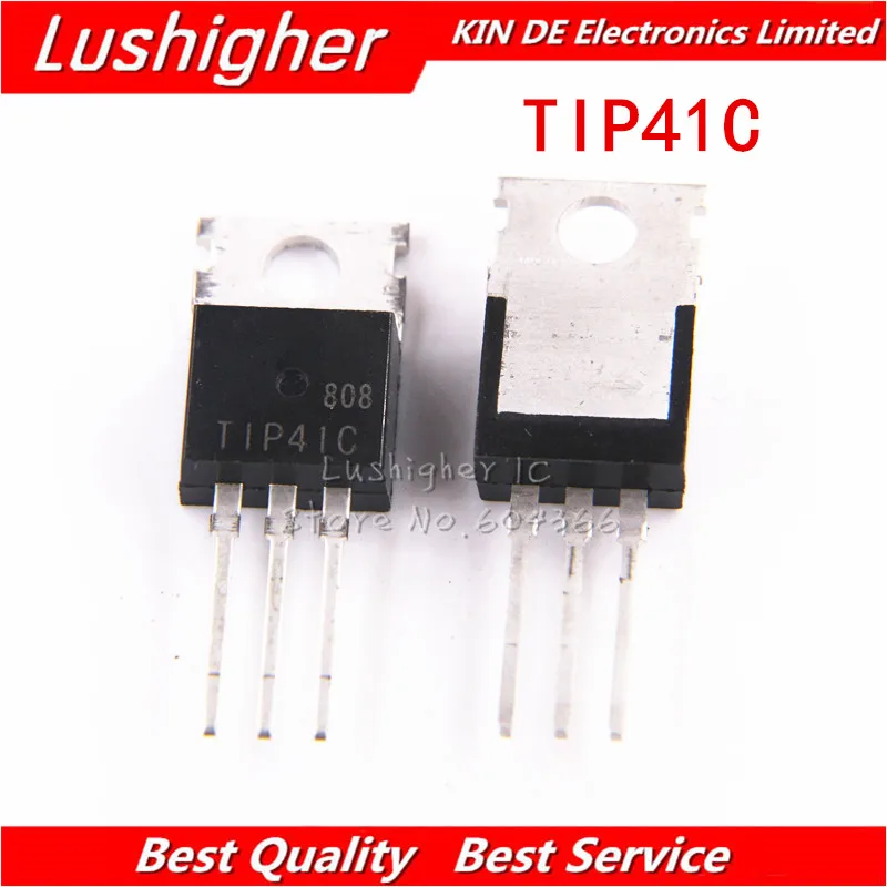 100 шт. транзистор TIP41C TO 220 TIP41 TO220 NPN новый оригинальный|npn transistor|10 pcs |