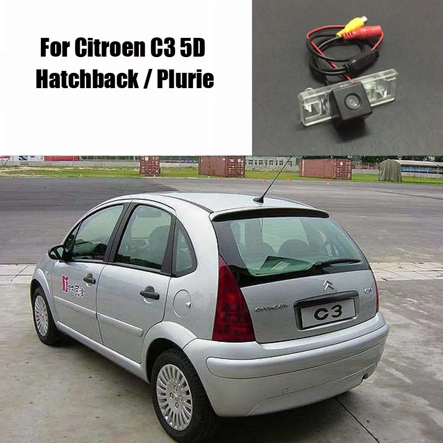 Thehotcakes заднего вида Камера для Citroen C3 5D хэтчбек/plurie/Обратный Камера/RCA ntst PAL/ номерные знаки для мотоциклов лампа OEM