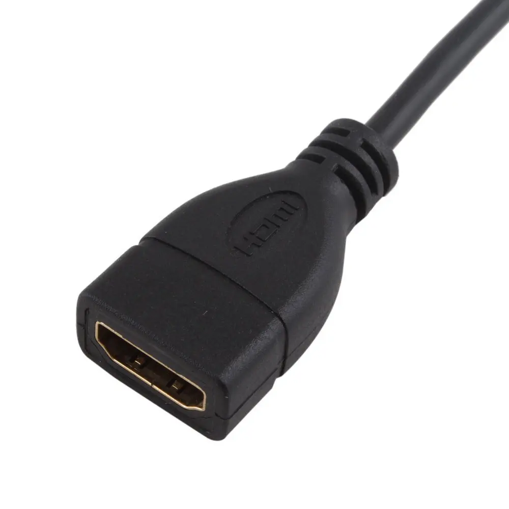 Переходник кабеля BILINK Mini HDMI штекер гнездо 1080P|adapter nissan|adapter dc12vhdmi dvi cable ps3 |