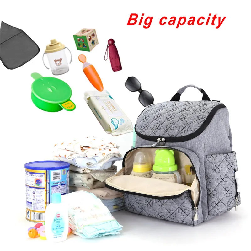 Designer mother backpack diaper bag maternity nappy Baby care bags for mom waterproof mummy travel Multifunctional | Мать и ребенок