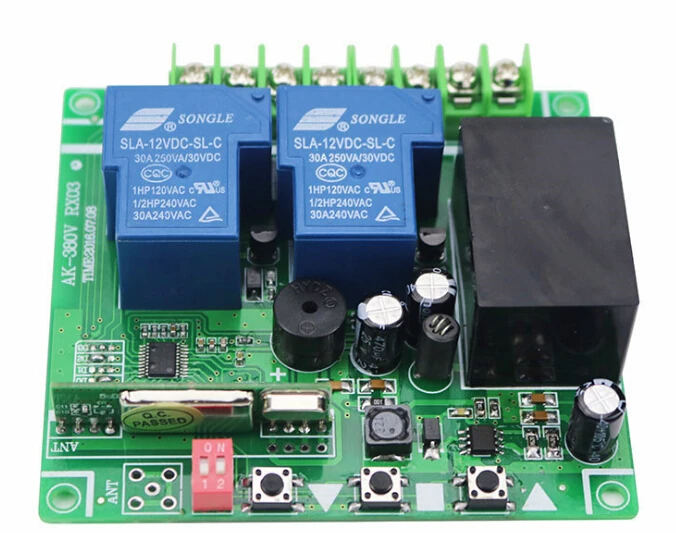 Переключатель дистанционного управления беспроводной 220 В 2 канала 30 А