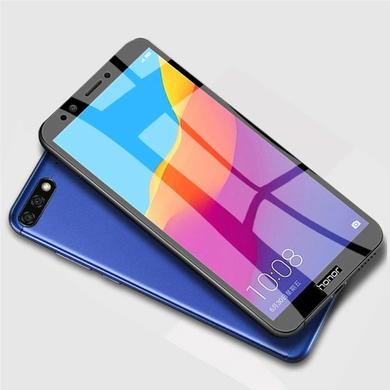 Закаленное стекло с полным покрытием для Huawei Honor 7A DUA-L22 защита экрана телефона Pro