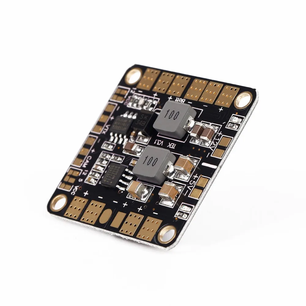 5 В/12 В 3 А мини распределительная плата с питанием PDB BEC и 12 для FPV QAV250 ZMR250