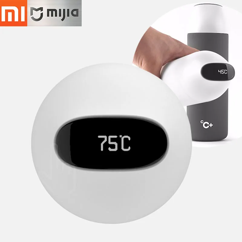 Крышка чашки Xiaomi CC + умная вакуумная термобутылка OLED температура дисплей крышка