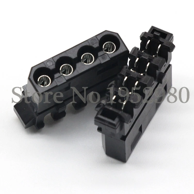 30 комплектов PC Компьютерные разъемы питания Вилки 5 08 мм Мужской Корпус пирсинг