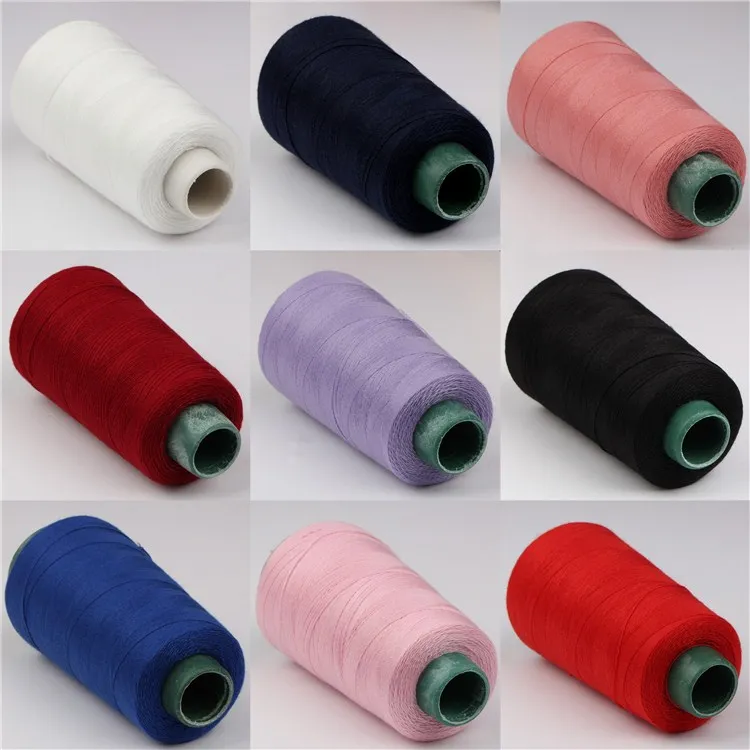 4 шт./лот 1200М/шт. Нитки для шитья джинсов  Cowboy Jeans Tape Thread Cheap Sale Sewing Threads 100% Polyester Machine Set thighs on.