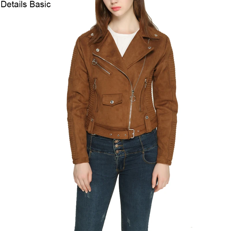 Женское короткое пальто куртка из искусственной кожи мотоциклетные куртки на