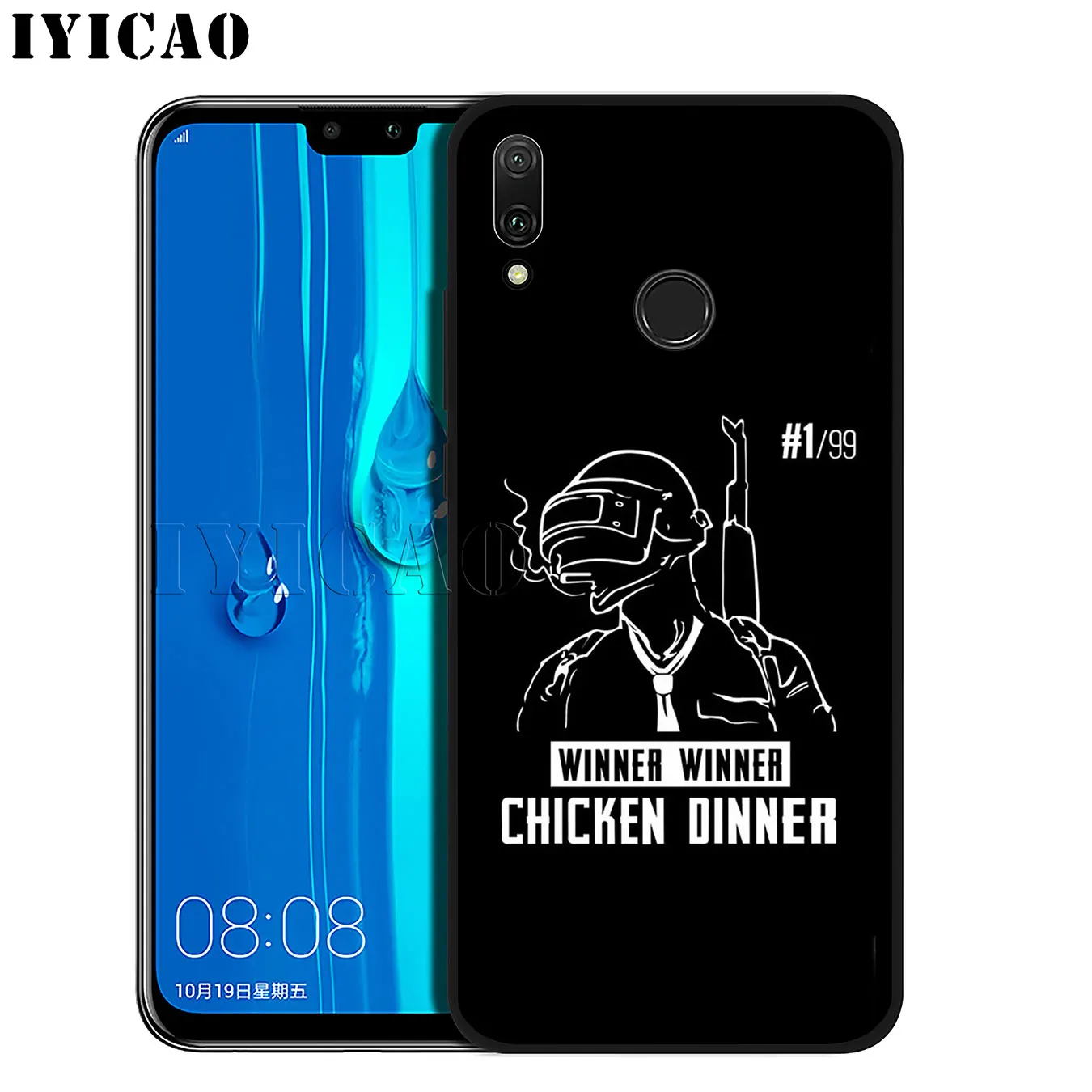 IYICAO PUBG Мягкий силиконовый чехол для телефона Huawei Mate 30 20 10 Pro Lite Nova 5I 4 3i 3 2i Черный из