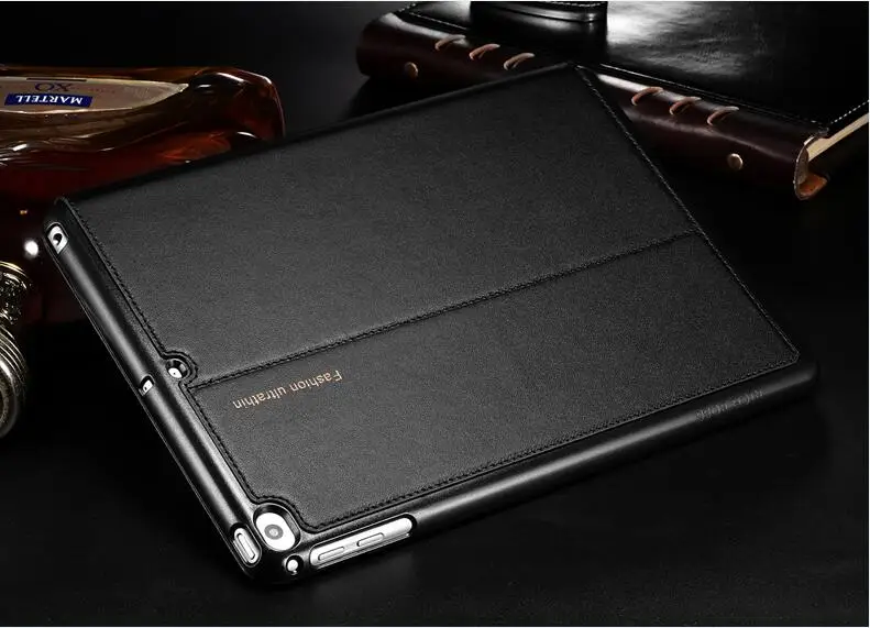 Хороший чехол из натуральной кожи премиум-класса для apple iPad 9,7 дюймов air 1 2, чехол для включения/выключения, защитный смарт-чехол