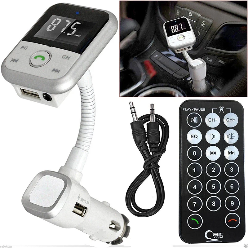 Handsfree комплект беспроводной связи Bluetooth для автомобиля приемник fm передатчик MP3