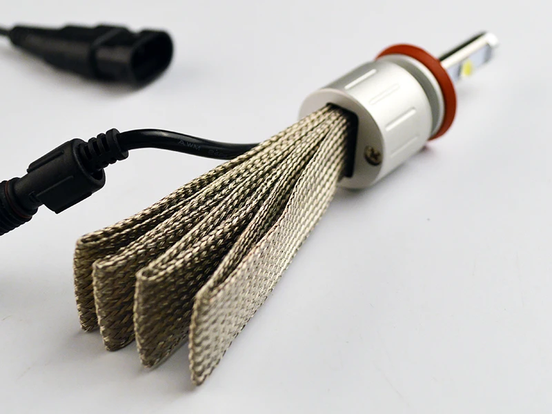 Hipppcron 2*40 Вт 80 Вт H1 H4 H7 H8 H9 H11 9005 9006 светодиодный фонарь XHP50 9600LM 12 V-24 V комплект все в одном 6000K белые Автомобильные фары(1 комплект