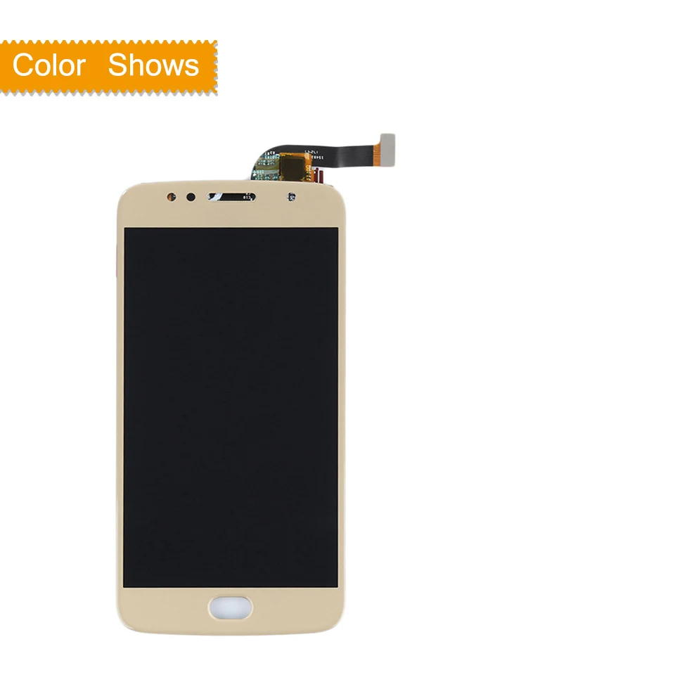 gold no gift 5," для Motorola Moto G5S ЖК-дисплей сенсорный экран дигитайзер сенсор полный ЖК-дисплей в сборе XT1791 XT1792 XT1794 XT1795 XT1797 - Цвет: gold no gift