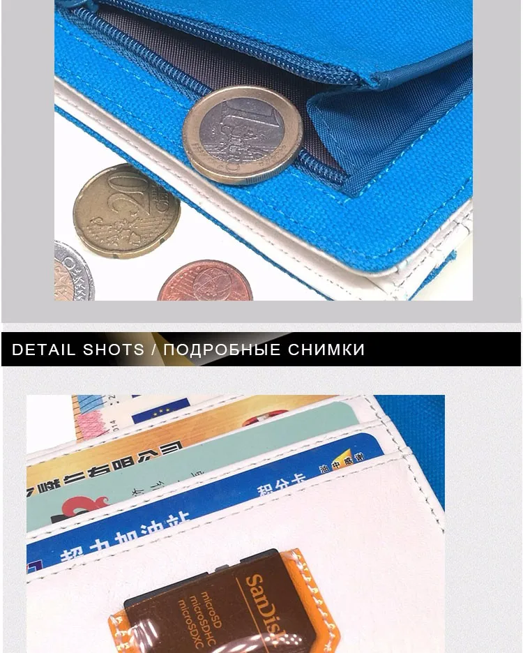 Women Men Unisex Wallet Purse Girl Boy Short Canvas Coin ID Slot New Design Arrive Hot Casual Student Simple Fancy Unique