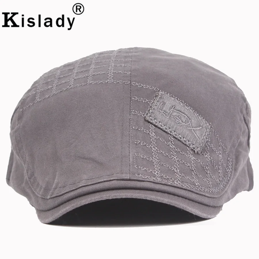 Kislady новинка осень зима Повседневный хлопок берет шапка для мужчин хит простая