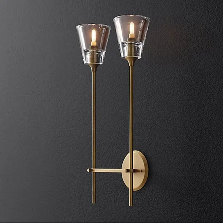 

Foyer bedroom bedside corridor wall lamp modern molecule LOFT wall sconce bean glass ball wall light LED round ball wall lamp