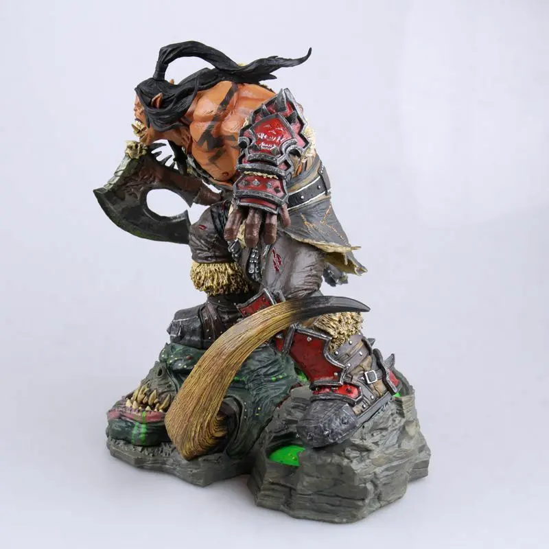 В наличии wow Grom Hellscream PVC сделанная фигурка игрушка для коллекции|Игровые фигурки и
