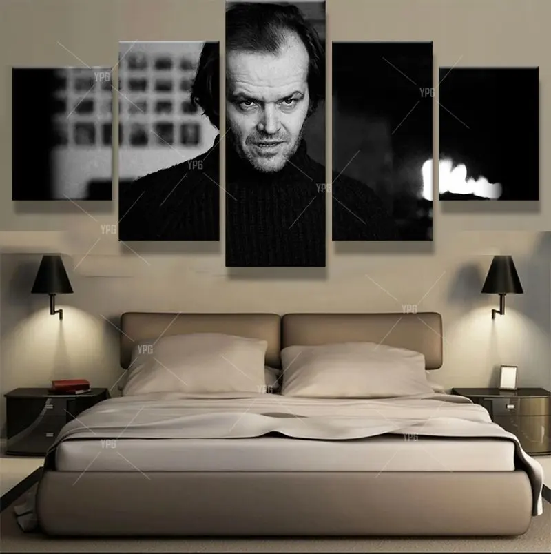5 Шт. Джек Николсон Звезды Плакаты Живопись Холст Wall Art Picture Украшение Дома