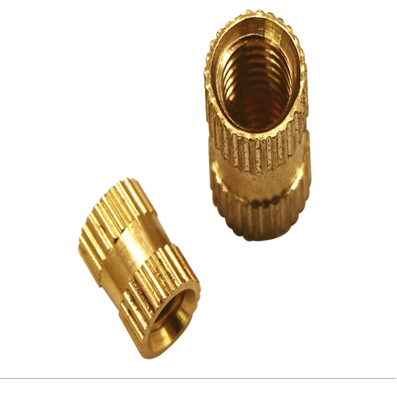 10 шт. M5Copper инкрустация инжекционная гайка встроенные части накатанные M5|Гайки| |
