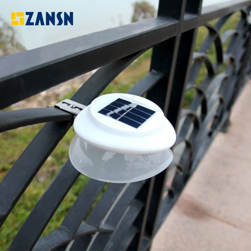 Уличные фонари LED Солнечная энергия перила лампа НЛО форма Наружное освещение