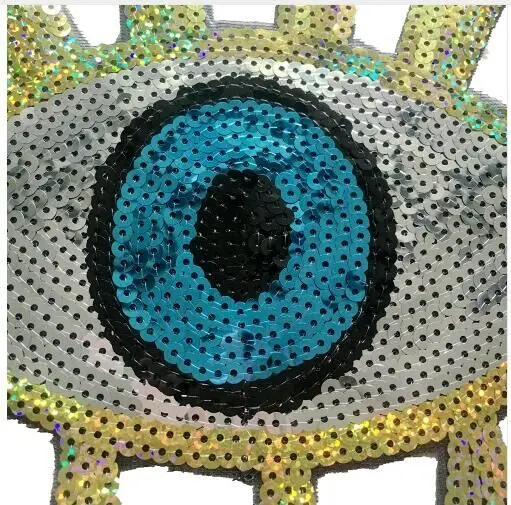 DD1pc кружевная наклейка с вышивкой глаз ткань свитер одежда футболка украшение