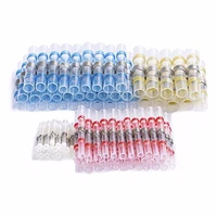 100pcs waterproof tin solder seal electrical connectors heat shrink butt connectors waterproof wire connectors awg 26 to10