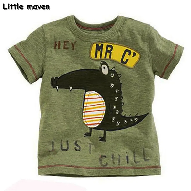 Little maven/Брендовая детская одежда Новинка 2017 года летняя для маленьких мальчиков