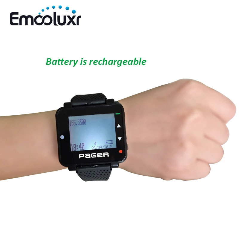 5 шт. беспроводной альфа пейджер Иврит/фарси/английский/французский/немецкий