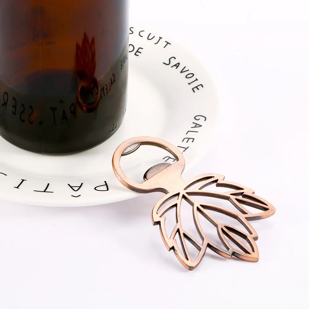 Открывалка для бутылок открывалка из нержавеющей стали с Кленовым листом