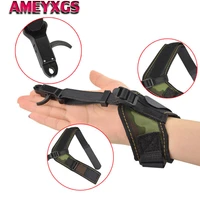 1pc release aids compound bow caliper release adjustable wrist strap wrist trigge shooting tools for bow archery accessories