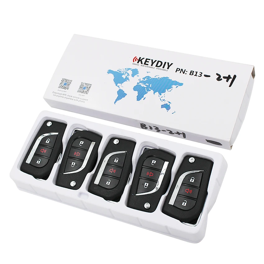 5 шт./лот KEYDIY серии B B13-2 + 1 2 кнопка универсальный KD пульт дистанционного