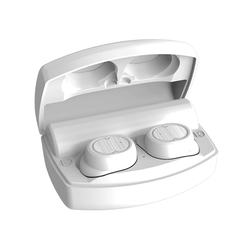 White Arlado TWS 8 plus, беспроводные наушники с Bluetooth 5,0, водонепроницаемые спортивные наушники, шумоподавление, стерео гарнитура для телефонов, ПК - Цвет: White