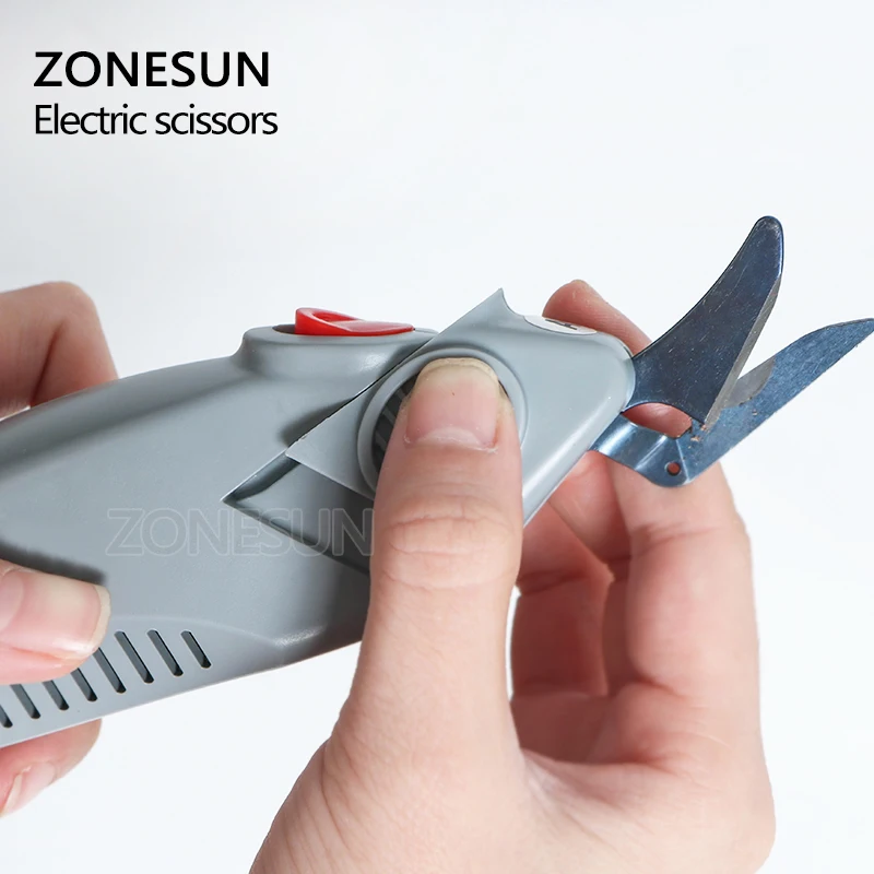 Электрические ножницы ZONESUN для резки бумаги коробки одежды ткани текстиля кожи