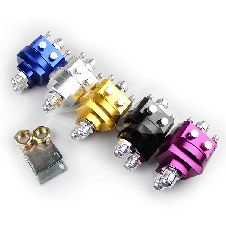 Универсальный адаптер RASTP для масляного фильтра холодильника (фиолетовый синий