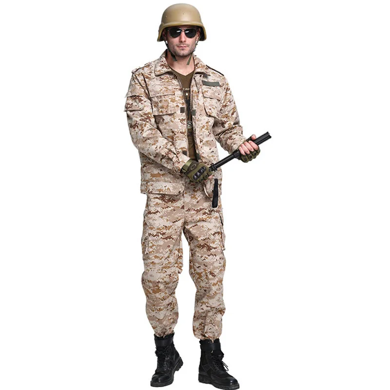 Новая мужская военная форма размера плюс MARPAT Deser Камуфляж Рабочие Костюмы Военная одежда для физической подготовки M~ 4XL BF1