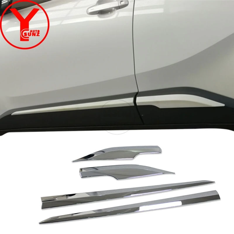YCSUNZ ABS Хромированная Боковая дверь облицовка корпуса Стайлинг молдинги детали