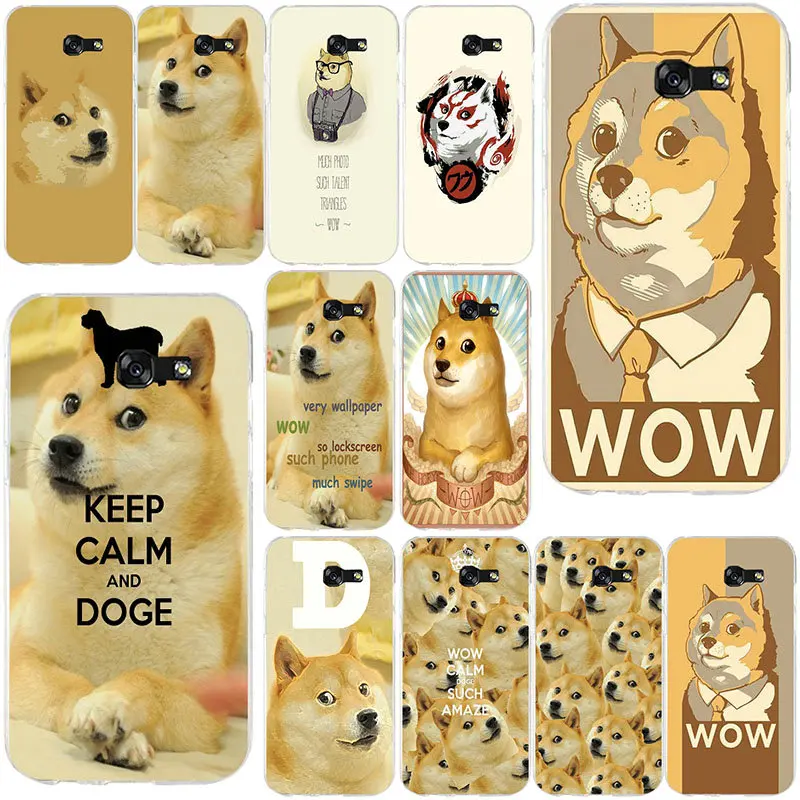 Модные красивые Doge мем силиконовый мягкий чехол накладка из ТПУ сотовый Чехол