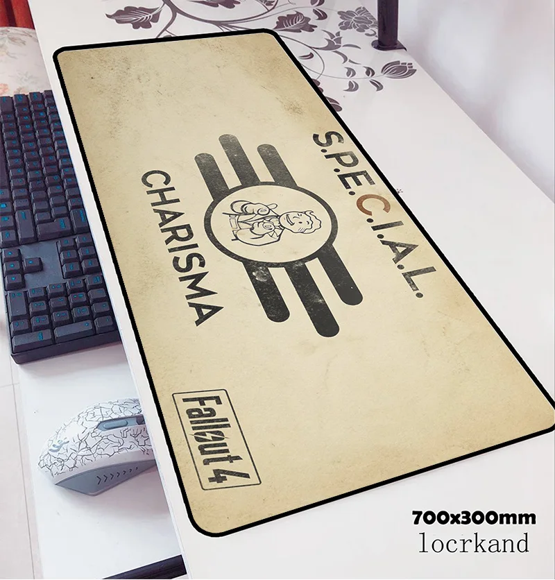 Коврик для мыши fallout игровой коврик 70x30 см в стиле аниме офисный ноутбука