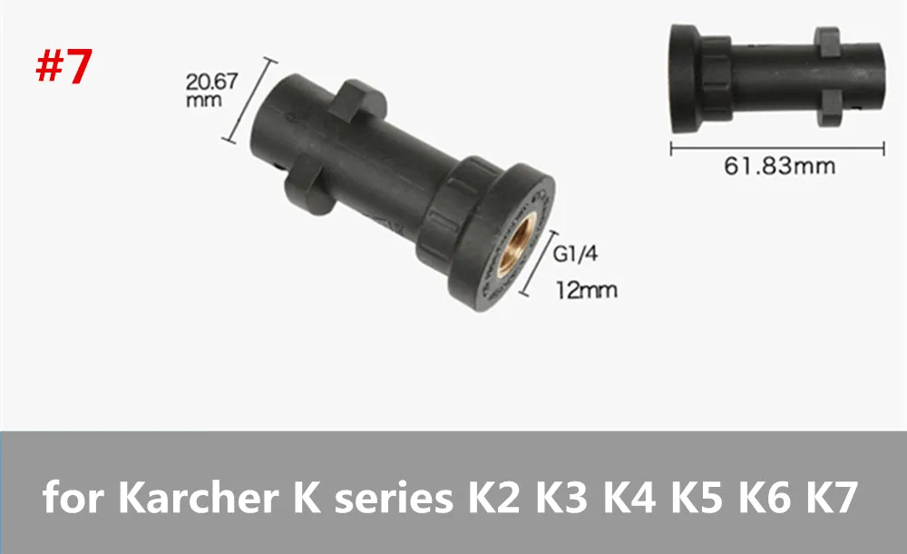 HNYRI насадка для мойки пены под давлением для Karcher M22 насадка с наружной резьбой адаптер мыло пенообразователь пистолет автомобильный шланг-распылитель для мойки для Nilfisk/LAVOR