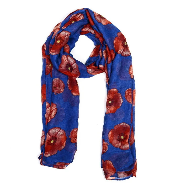 Вуаль накидка шаль Somnus цветок узор печать длинная шарф для женщины|shawls evening|shawl