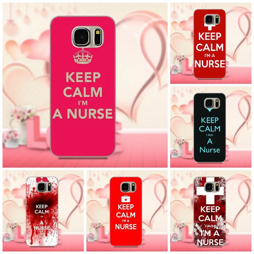 Oedmeb Keep Calm I'm A медсестра ТПУ телефон для Apple iPhone 4 4S 5 5C 5S SE 6 6S 7 8 Plus X LG G3 G4 G5 G6 K4 K7 K8 K10