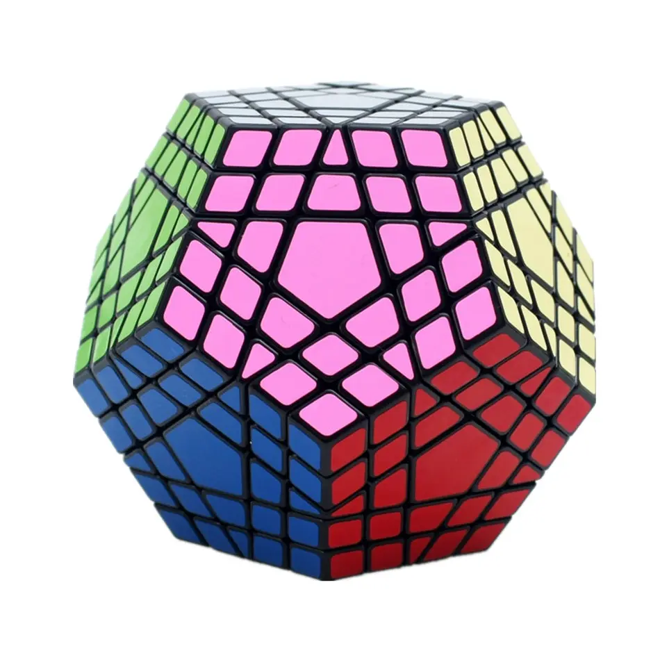 Shengshou Gigaminx кубик рубика 5x5 магический куб-мегаминкс 5 слоев профессиональный Megaminx скорость кубик-головоломка игрушки для детей подарочная игрушка
