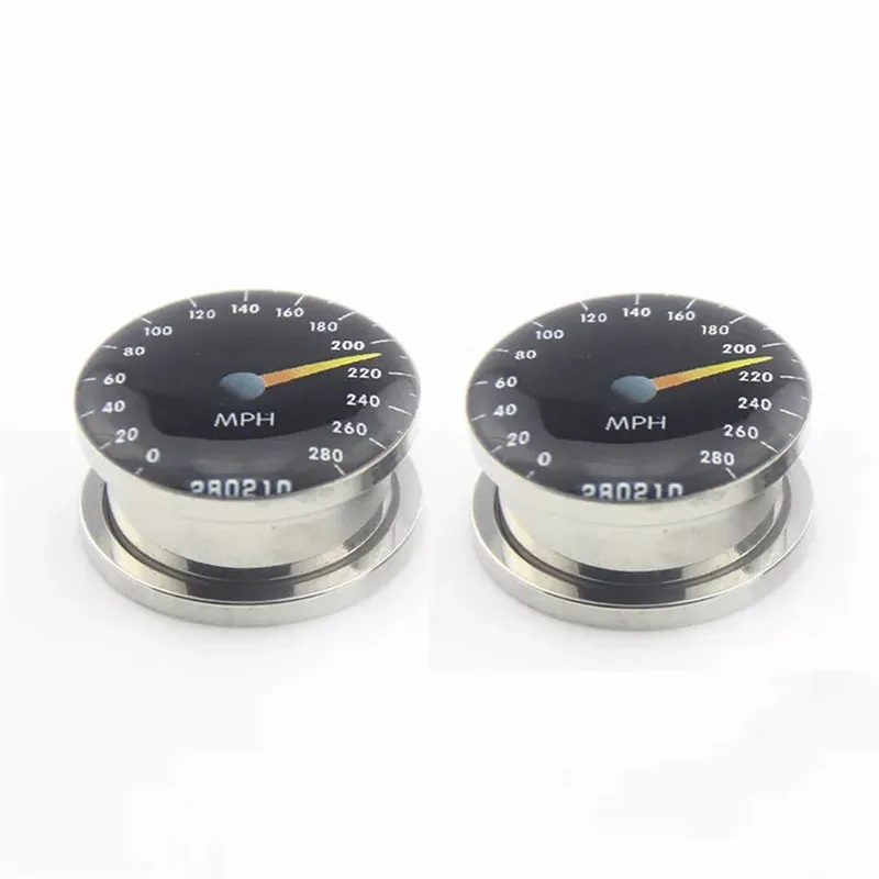 2 шт. новый модный шкив из нержавеющей стали затычки для ушей тоннели винтовые