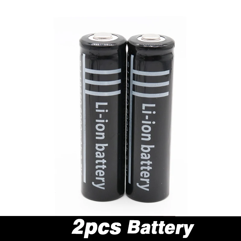 3.7V 18650 batttery 6000mah Li-ion Rechargeable Battery For Emergency lighting portable Device Free Ship and USB charger | Электроника