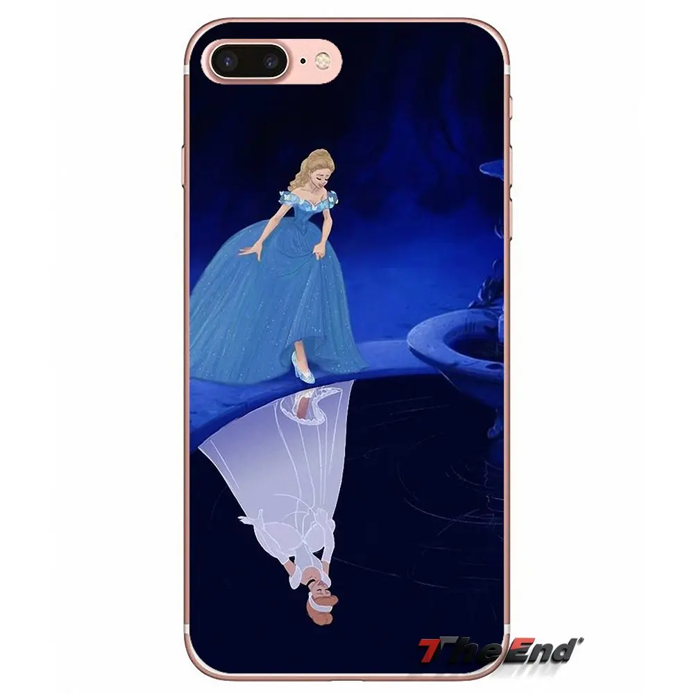 Мягкая крышка стеклянная ТУФЕЛЬКА ЗОЛУШКИ замок для iPhone X 4 4S 5 5S 5C SE 6 6S 7 8 Plus Samsung