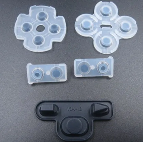 100 компл./лот для sony PS3 контроллера Dualshock 3 Ремонт Часть силиконовый Кондуктивный резиновая прокладка замена
